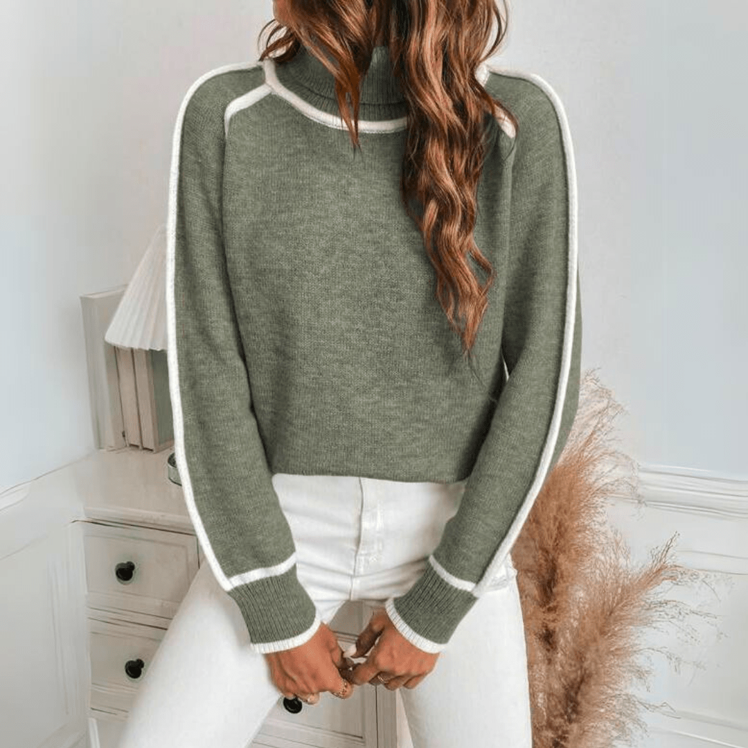 Kaylee | Maglione elegante con collo alto