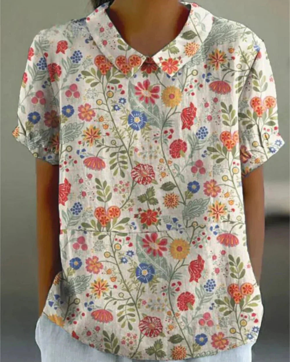 Joanne | blusa floreale chic