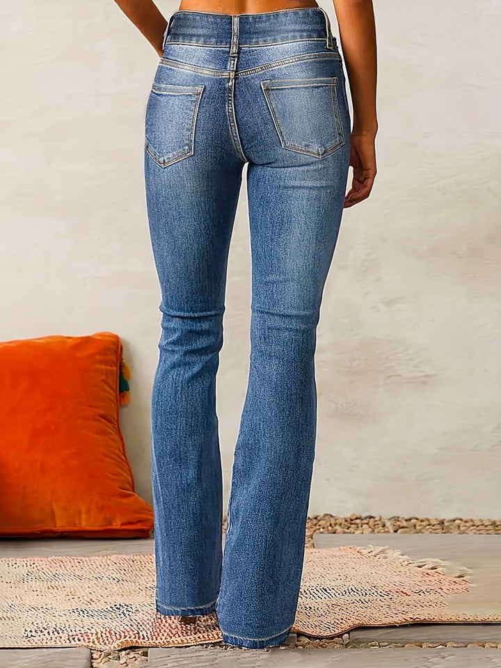 Marylène | Jeans a Zampa a Vita Alta