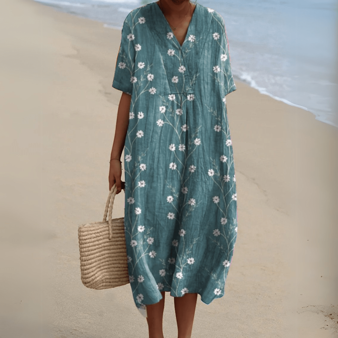 Nathalie | Abito elegante a fiori
