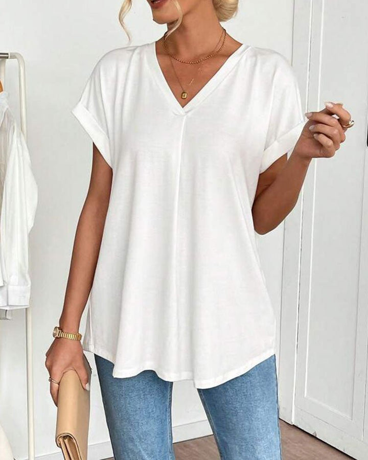 Estella | T-shirt patchwork casual
