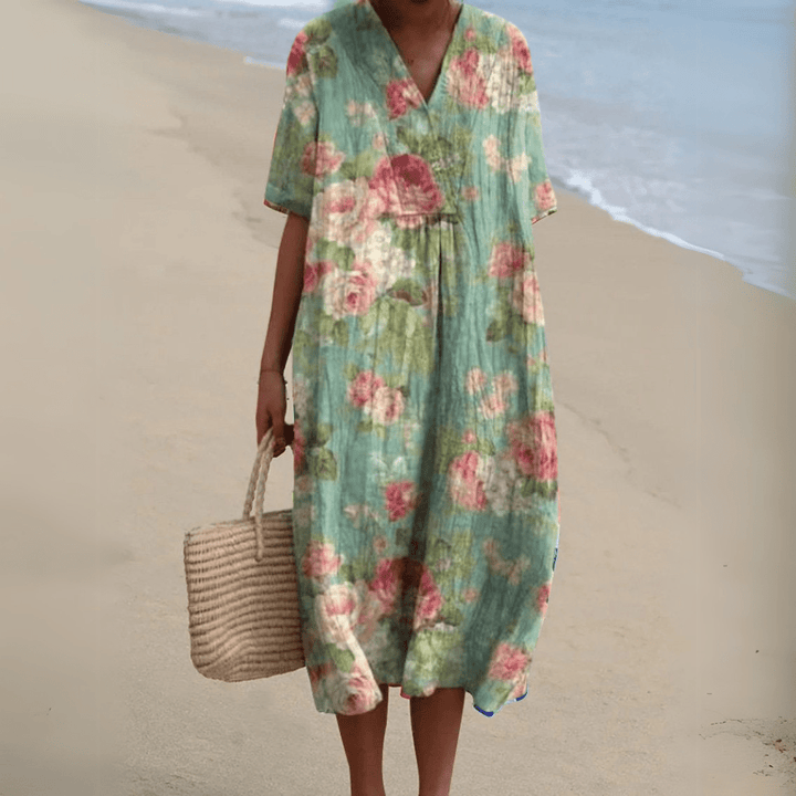 Nathalie | Abito elegante a fiori