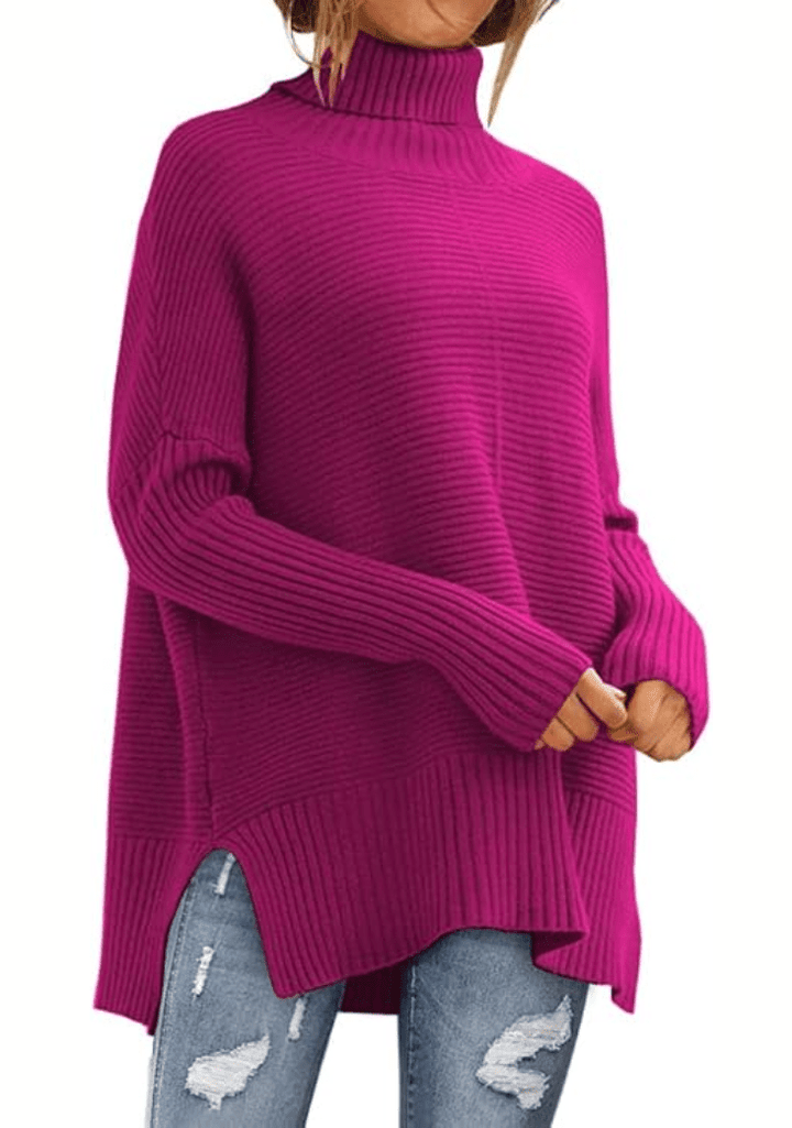 Elisa | Maglia Calda a Collo Alto Avvolgente