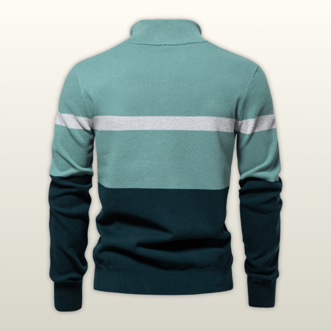 Lorenzo | Maglione a Mezza Zip Classico