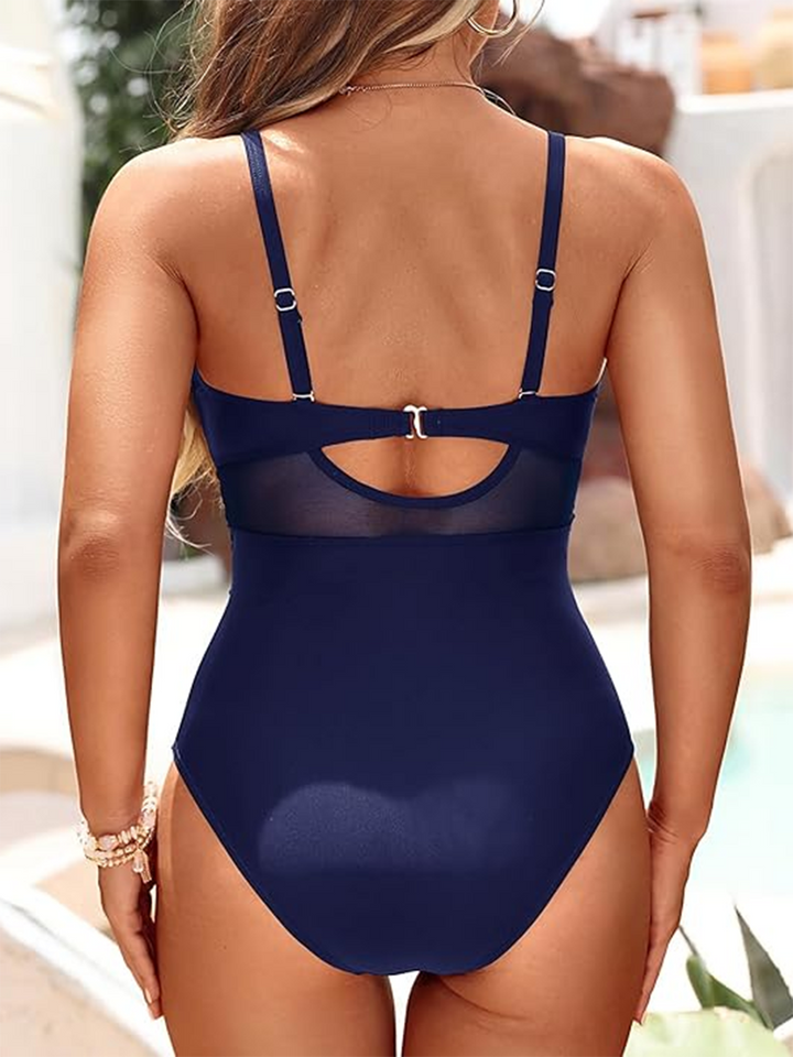 Costume Intero Donna con Trasparenze Modellanti - Amalfi