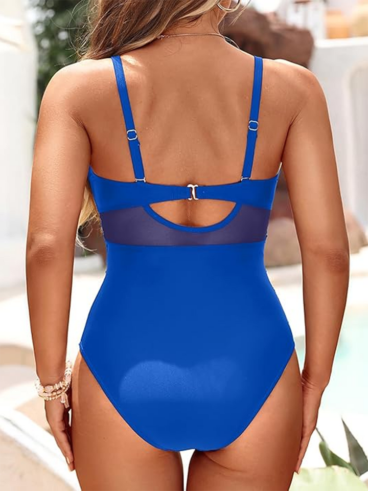 Costume Intero Donna con Trasparenze Modellanti - Amalfi