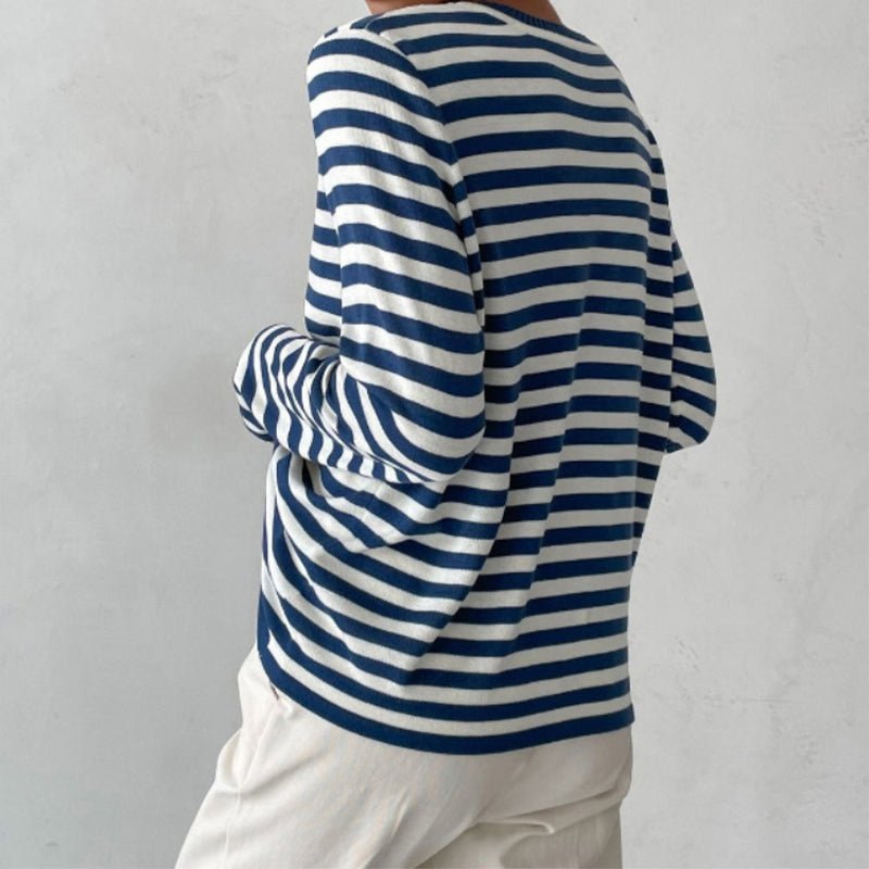 Nicole | Maglione rayé chic