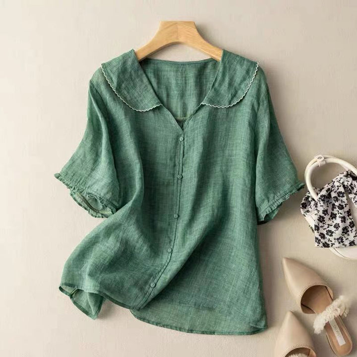 Adèle | Blusa aerea in lino