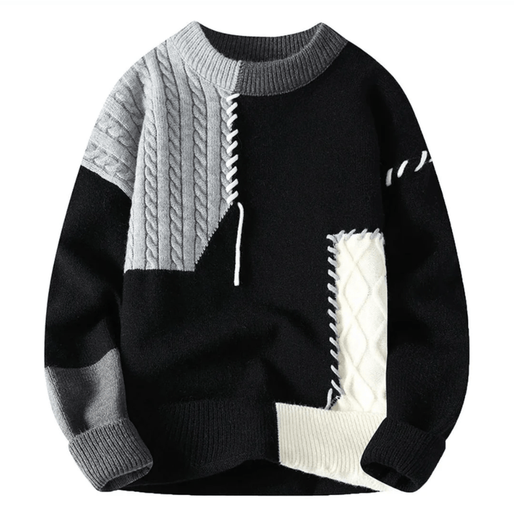Bruno | Maglione patchwork confortevole