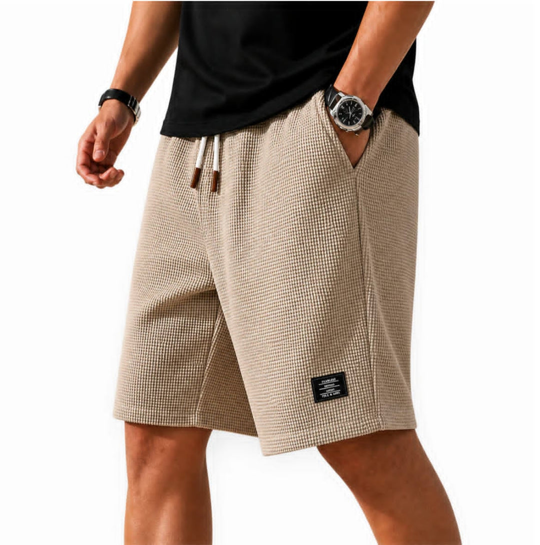 Pantaloncini Bermuda Capri Waffle