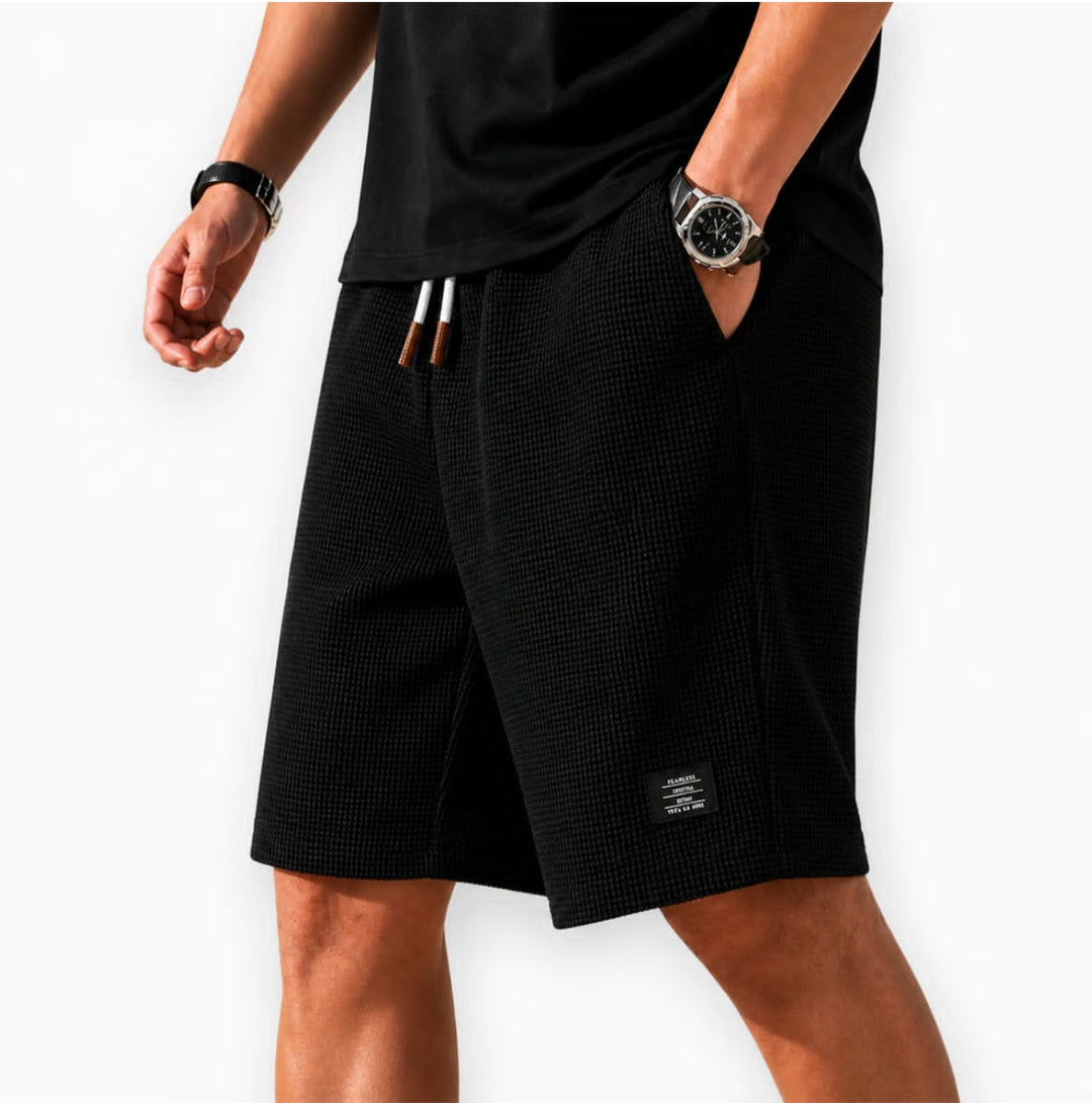 Pantaloncini Bermuda Capri Waffle