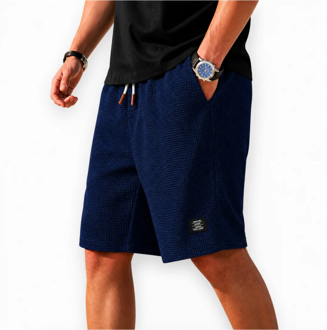 Pantaloncini Bermuda Capri Waffle