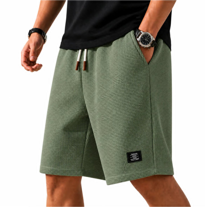 Pantaloncini Bermuda Capri Waffle
