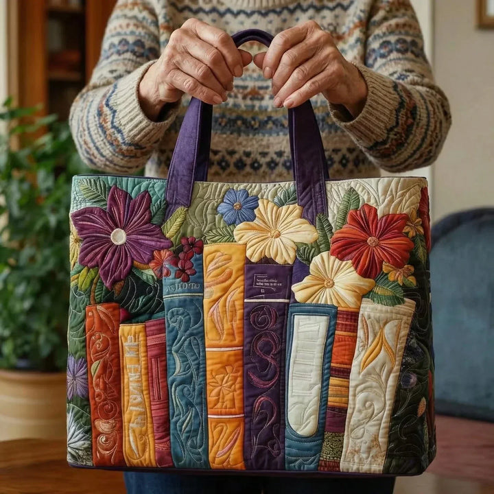 Borsa trapuntata - Amanti dei Libri