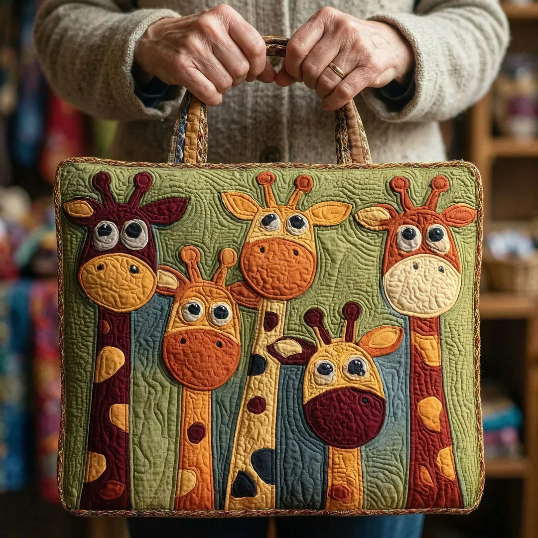 Borsa trapuntata - Giraffa