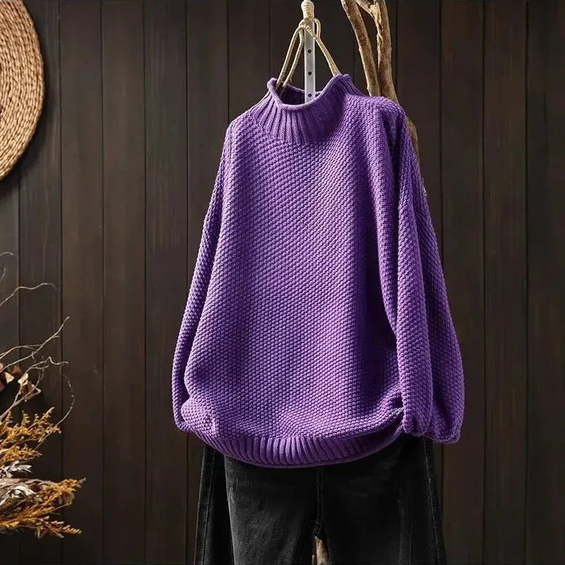 Celina | Maglione Morbido a Collo Alto
