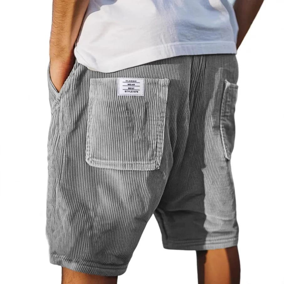 Matteo | Pantaloncini estivi di lusso in velluto a coste